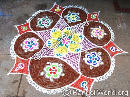 Freehand Rangoli